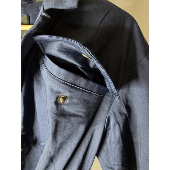 Away The Utility Jacket Size SMALL Navy Blue Nwt Travel Jacket - Picture 6 of 14